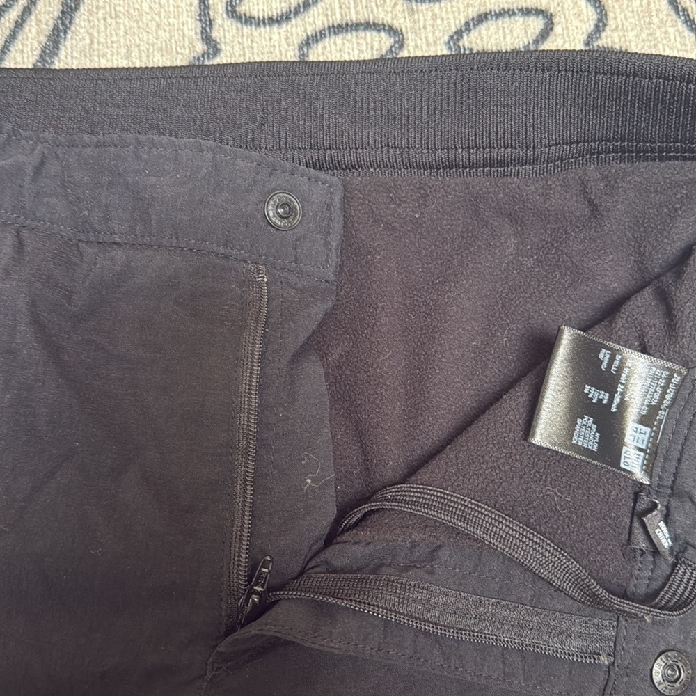 fleece lined windbreaker pant